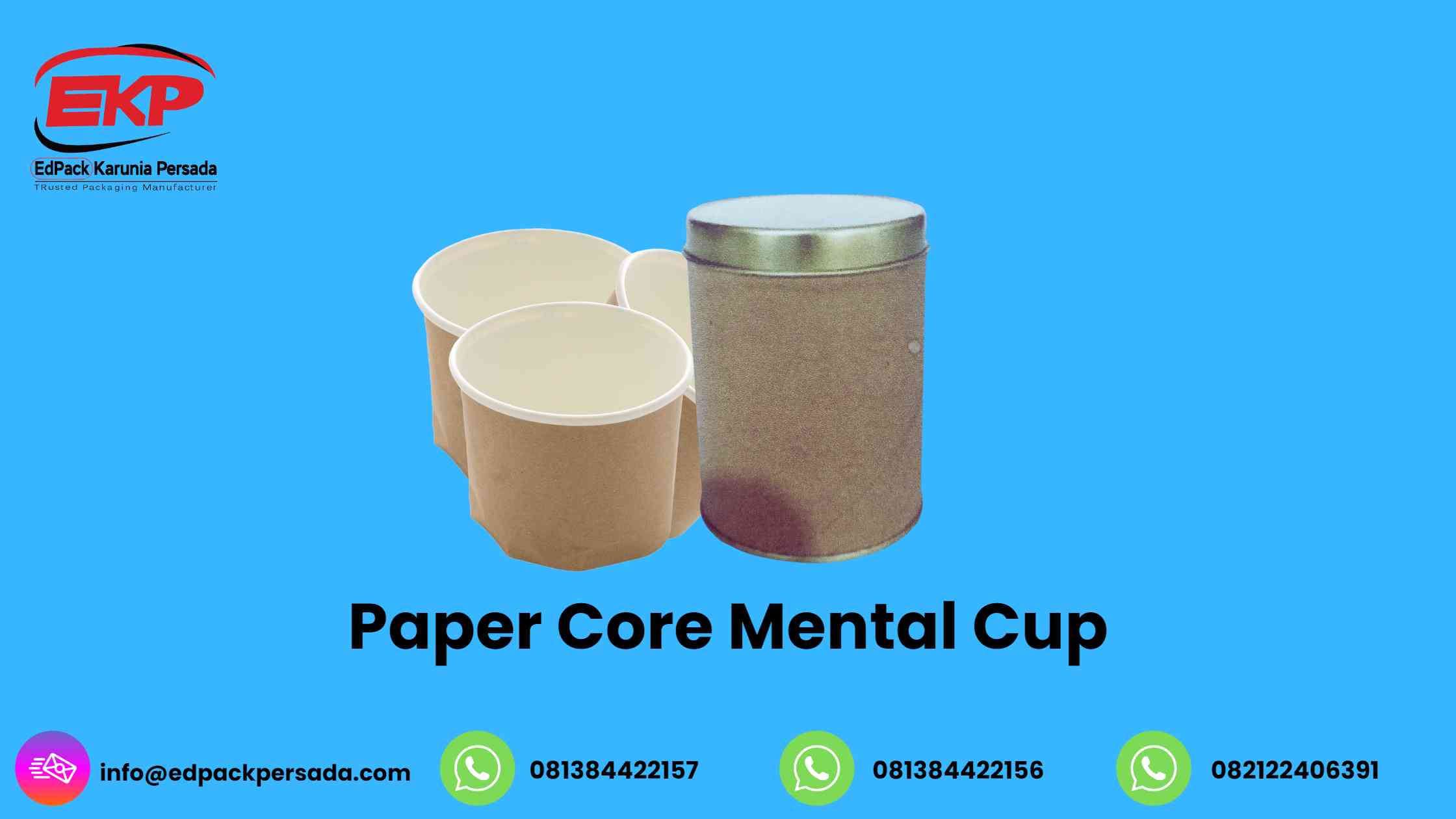 paper core metal cup